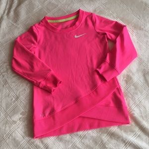 Girls Nike dry fit long sleeve